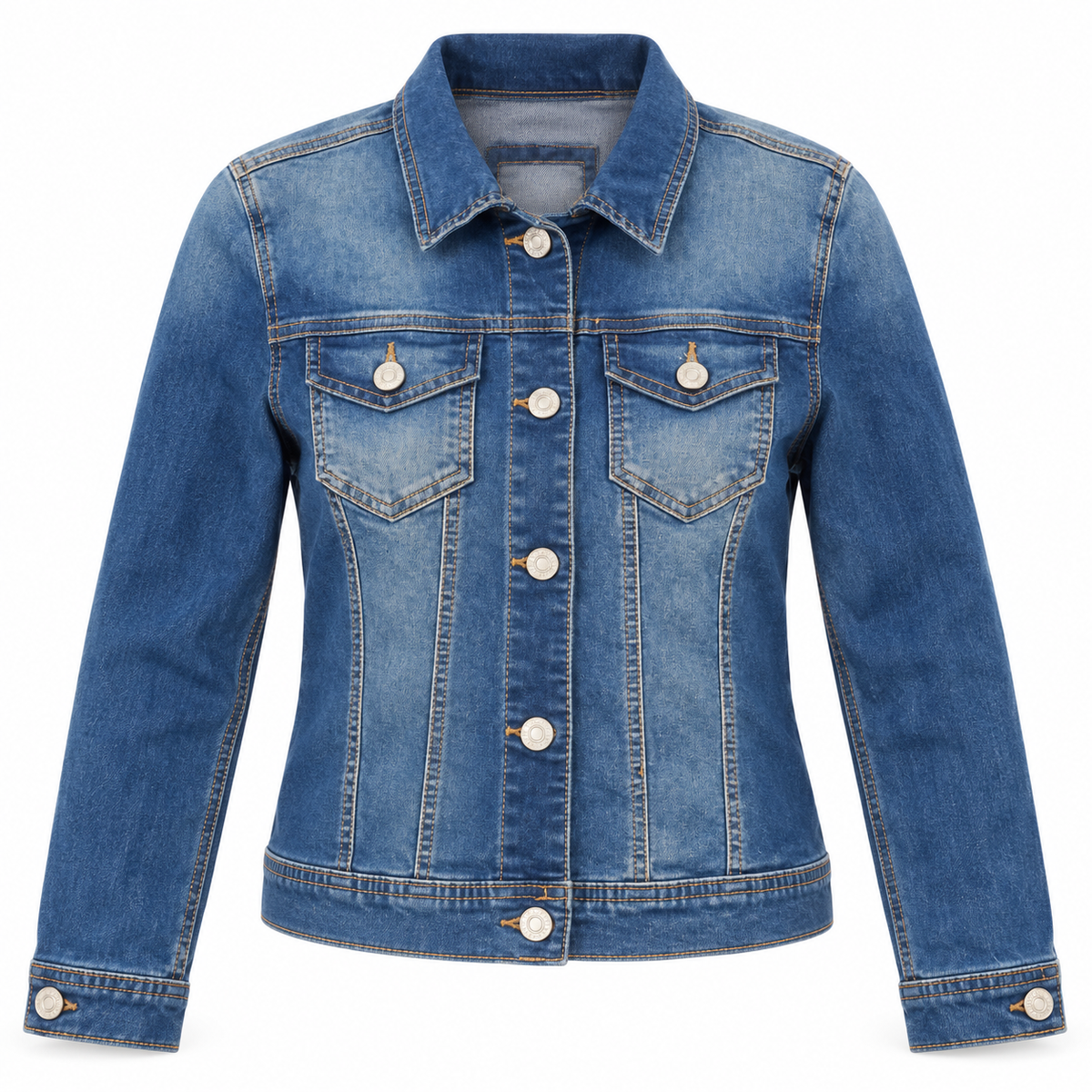 Classic Faded Blue Denim Jacket