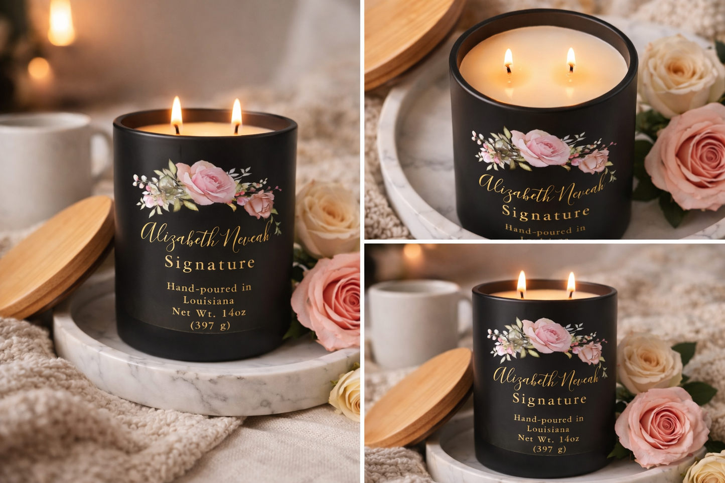 AlizabethNeveah Signature Candle – 14oz