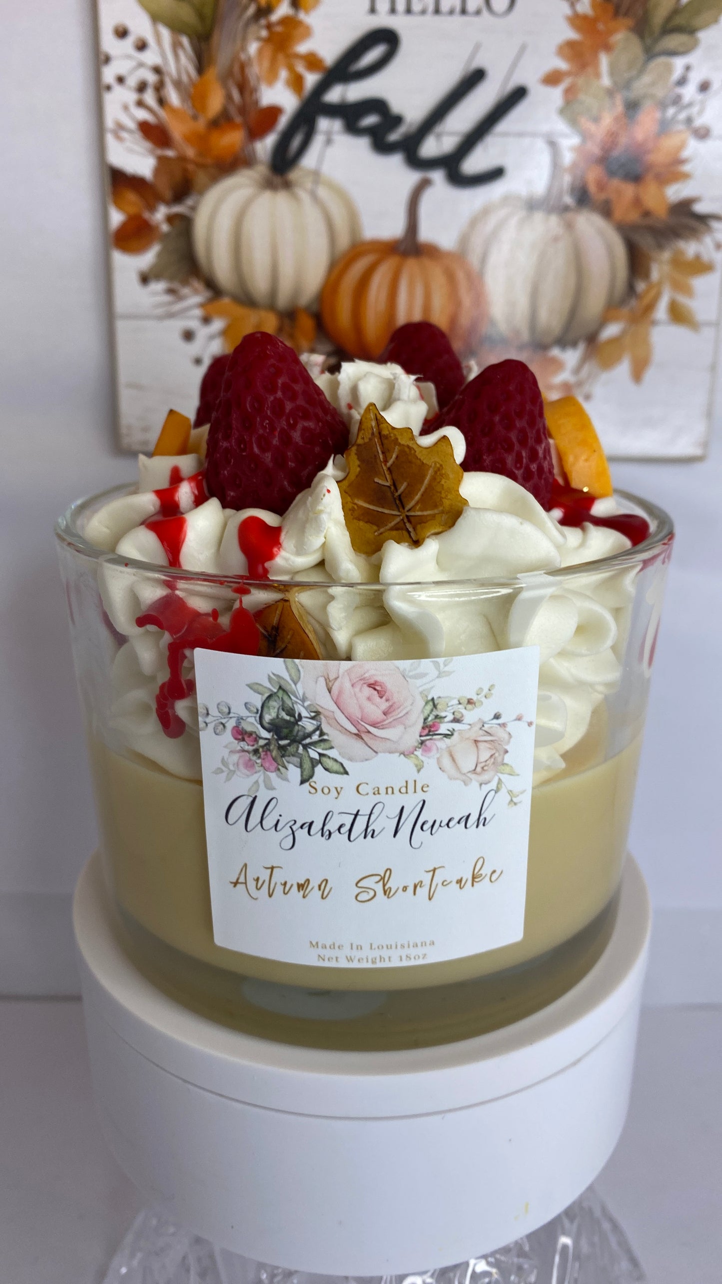 18oz Soy Candle - Handpoured