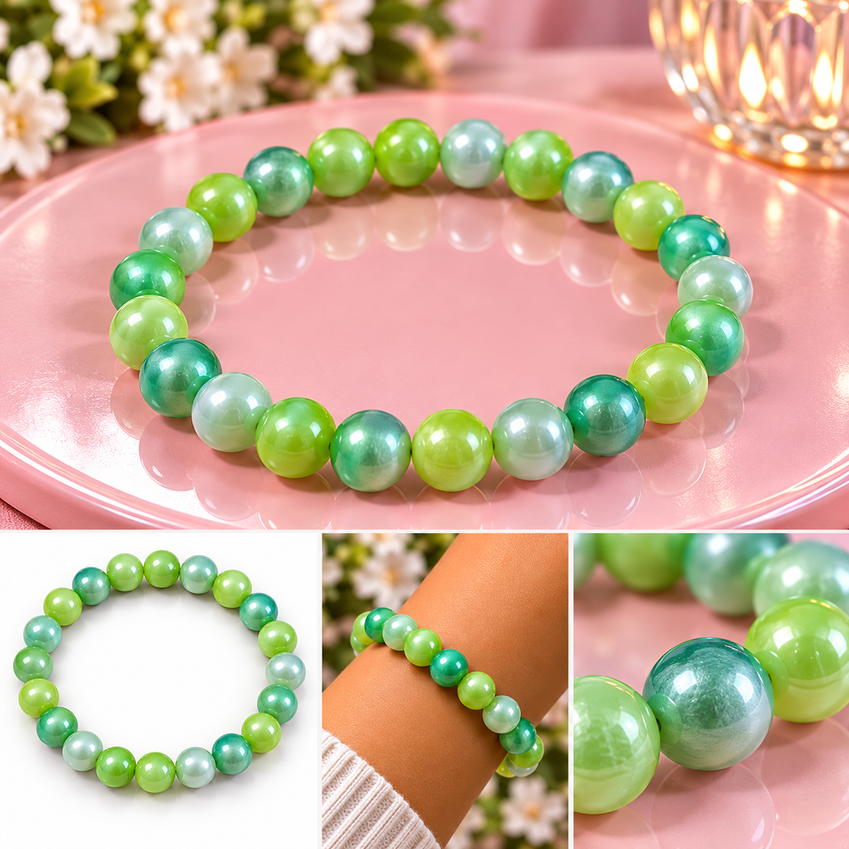 Women's Fashion Bracelets – Assorted Beaded & Layered Styles