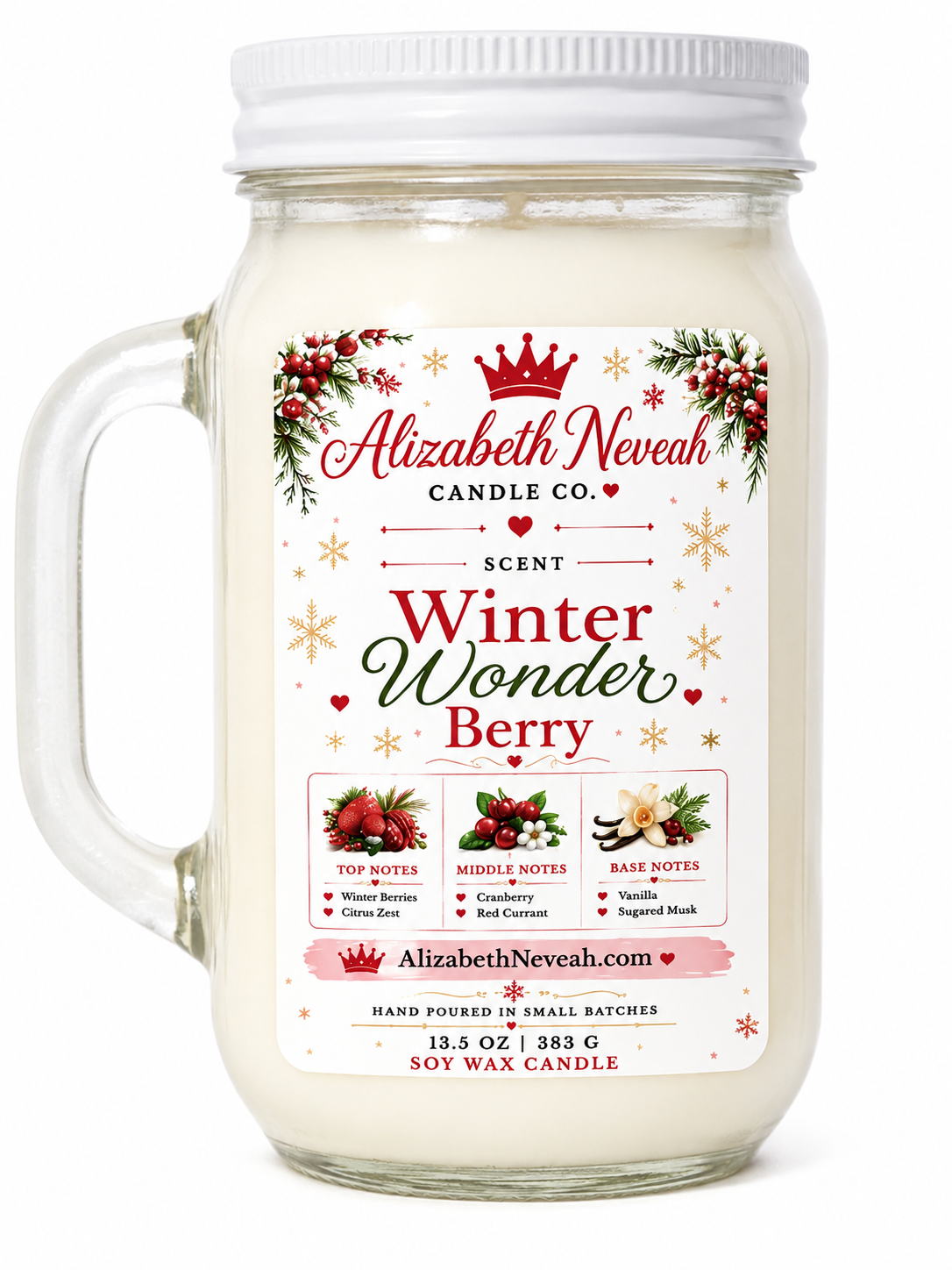 Winter Wonder Berry 13.5 oz Soy Candle