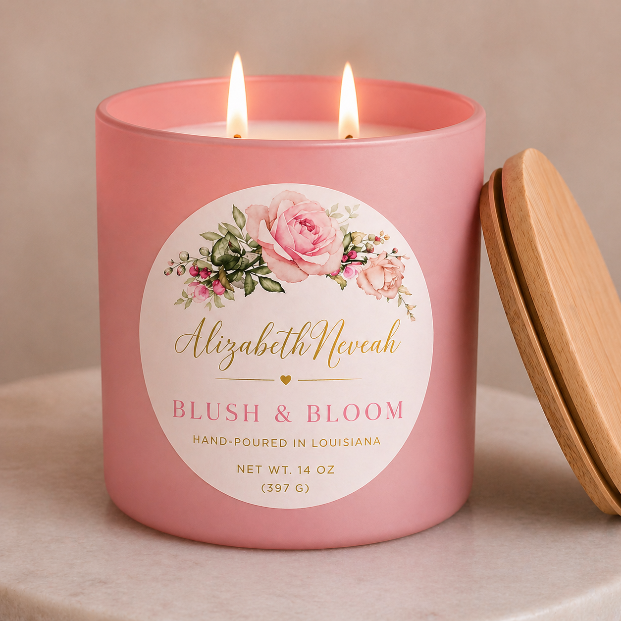 Blush & Bloom + Sunset Kiss | Luxury Soy Candles