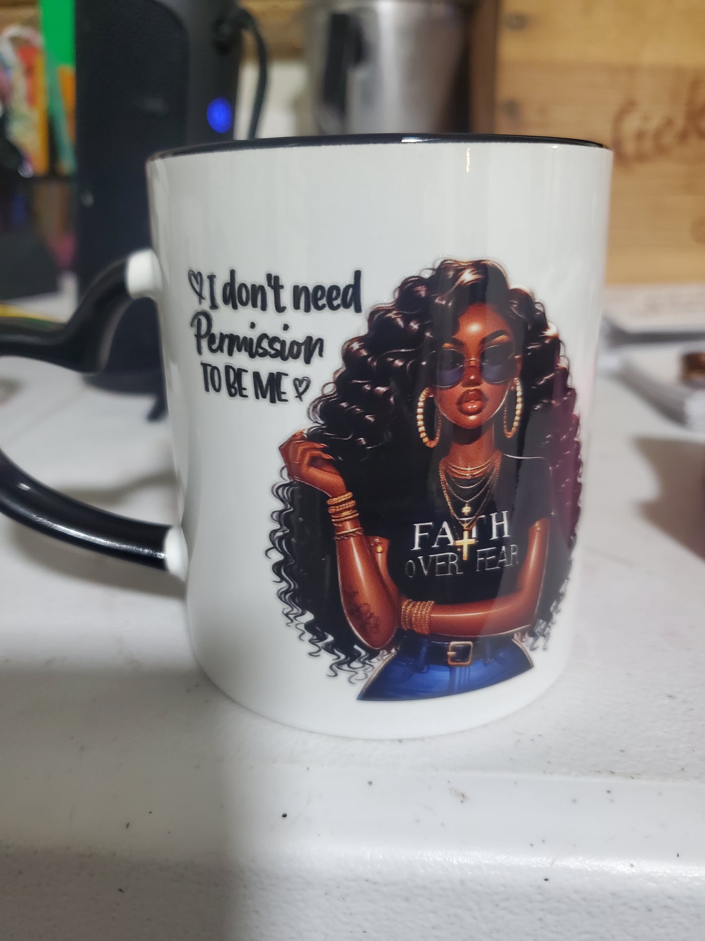 Unbothered Energy Collection – Double-Sided Inspirational Faith Mug