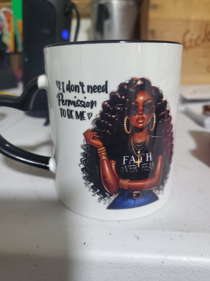 Unbothered Energy Collection – Double-Sided Inspirational Faith Mug