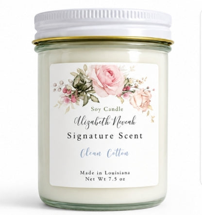 Signature Scented Soy Candles 7.5oz