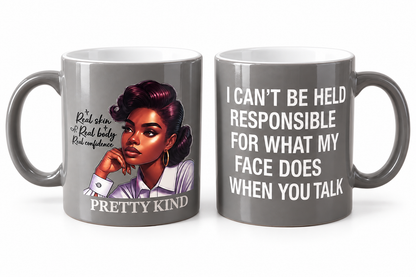 Empowered Women Ceramic Mugs | She Is & Pretty Kind Oversized mug