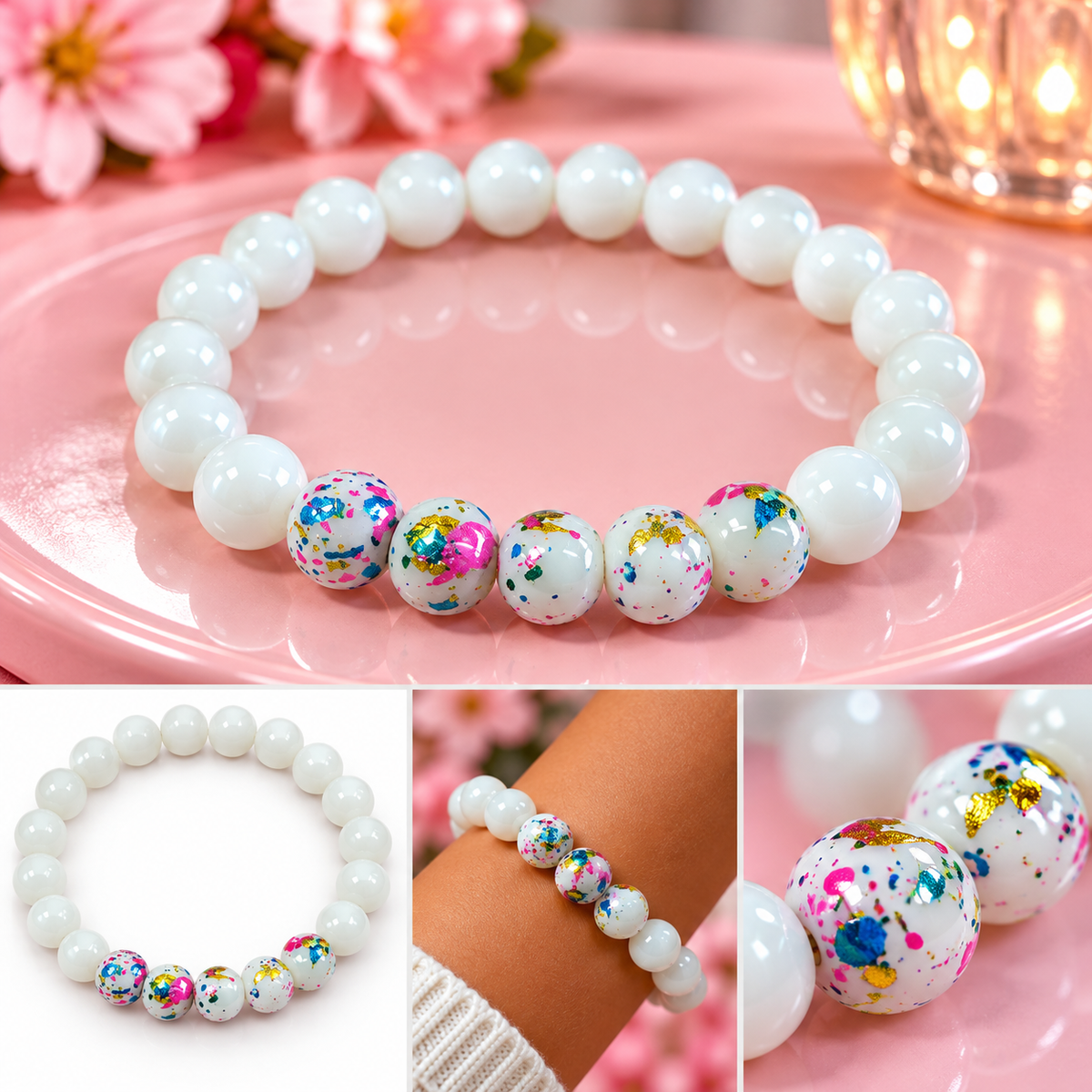 Women's Fashion Bracelets – Assorted Beaded & Layered Styles