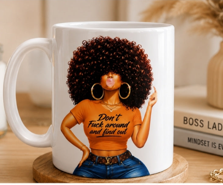 Unbothered Energy Collection – Double-Sided Inspirational Faith Mug