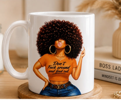 Unbothered Energy Collection – Double-Sided Inspirational Faith Mug