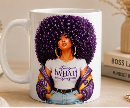 Unbothered Energy Collection – Double-Sided Inspirational Faith Mug