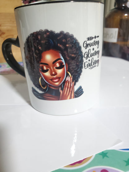 Unbothered Energy Collection – Double-Sided Inspirational Faith Mug