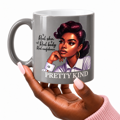 Empowered Women Ceramic Mugs | She Is & Pretty Kind Oversized mug