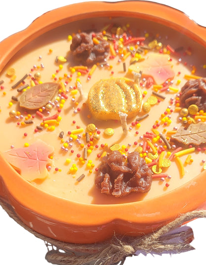 Autumn Butter Harvest 26oz Pumpkin Bowl Soy Candle