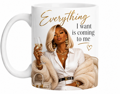 Unbothered Energy Collection – Double-Sided Inspirational Faith Mug
