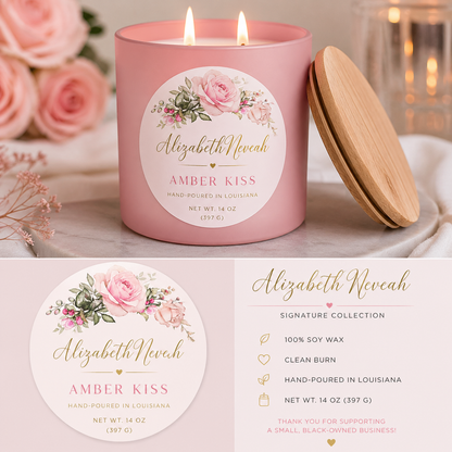 Blush & Bloom + Sunset Kiss | Luxury Soy Candles