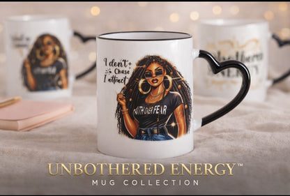 Unbothered Energy Collection – Double-Sided Inspirational Faith Mug