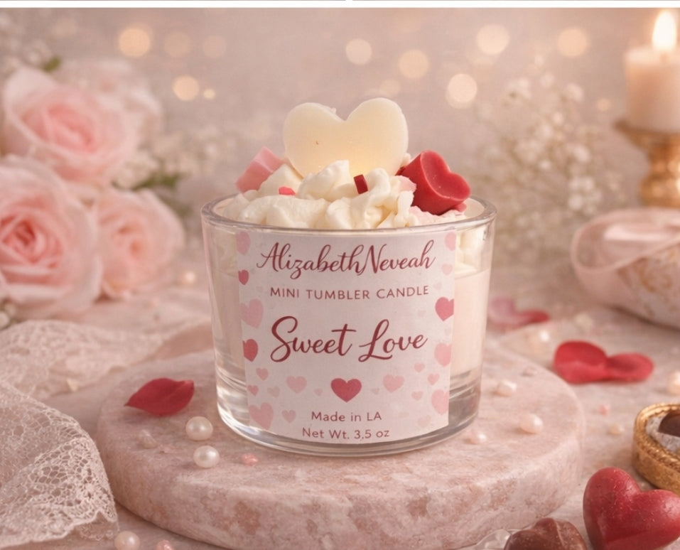 Sweet Love Mini Tumbler Candle