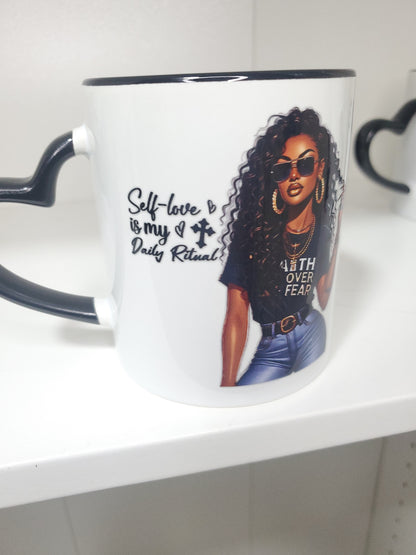 Unbothered Energy Collection – Double-Sided Inspirational Faith Mug