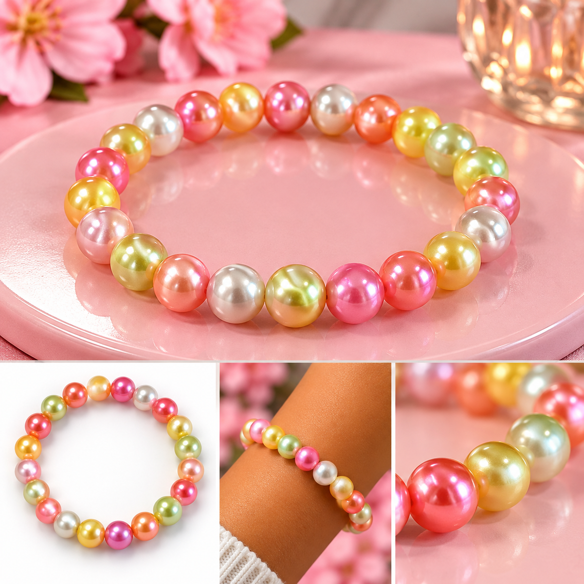 Women's Fashion Bracelets – Assorted Beaded & Layered Styles