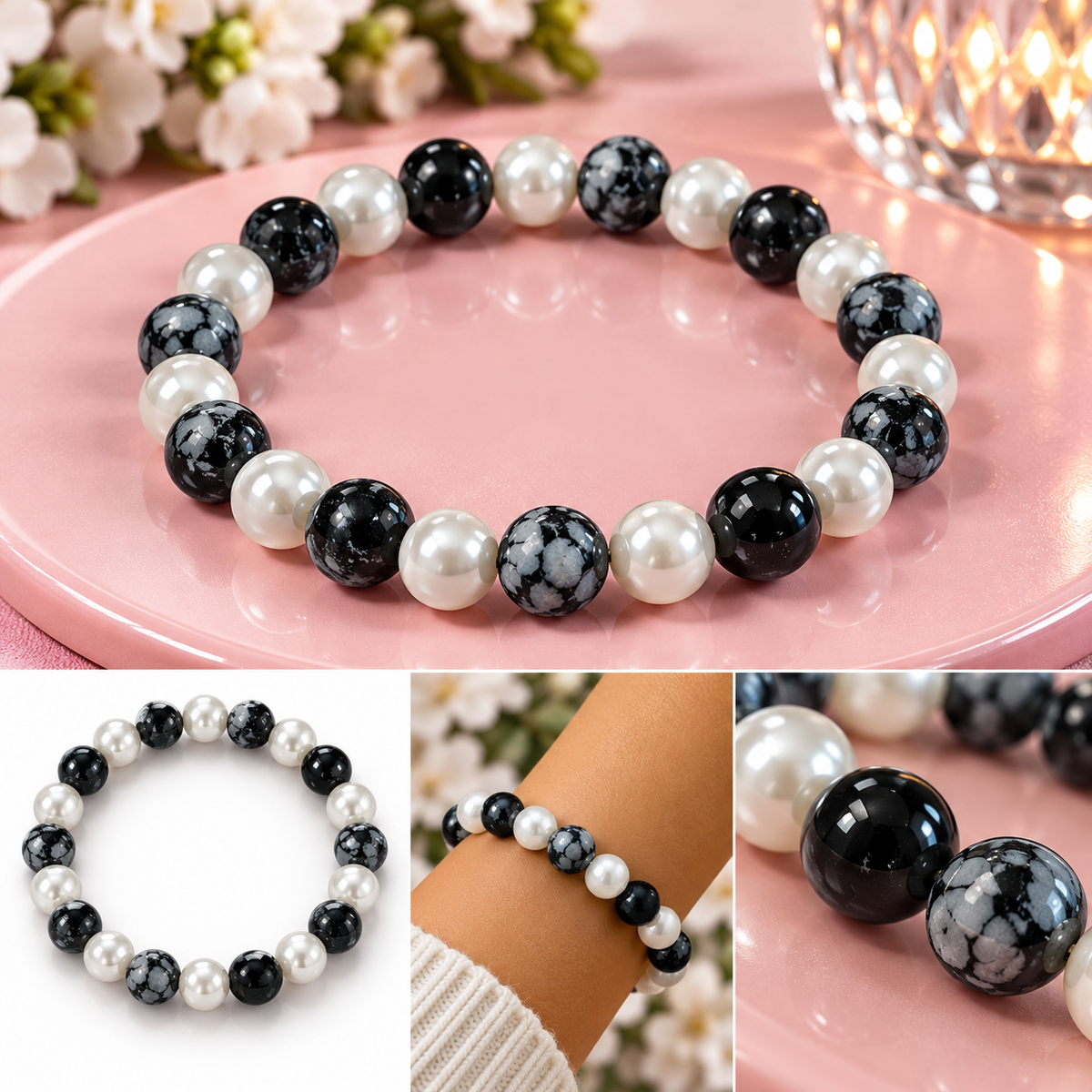 Women's Fashion Bracelets – Assorted Beaded & Layered Styles