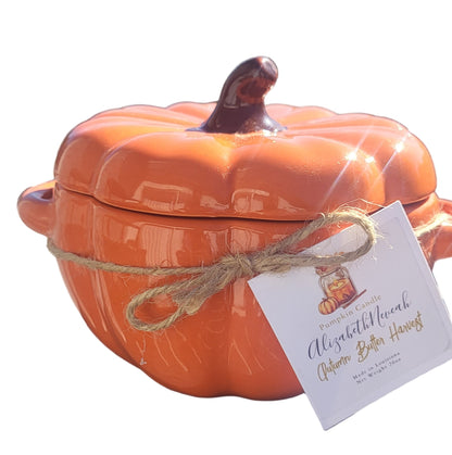Autumn Butter Harvest 26oz Pumpkin Bowl Soy Candle
